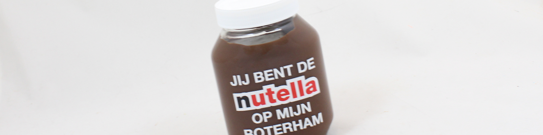 Nutella geschenk voor verschillende gelegenheden