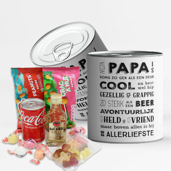 Mijn papa is... - bruine rum