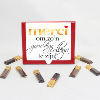 Merci om zo een geweldige collega te zijn