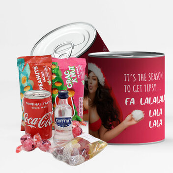 It's the season to get tipsy... Fa lalalala lala lala - vrouw- vodka