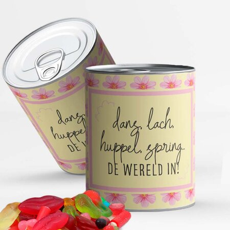 Dans, lach, huppel spring de wereld in-bloemetjes