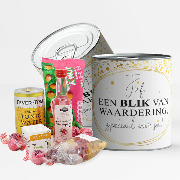 juf, een blik van waardering speciaal voor jou! - fam gin