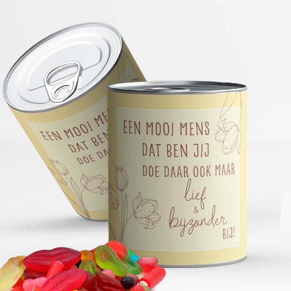 Snoepblik-mooi mens