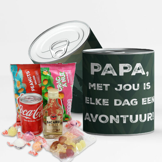 mini bar-bruine rum-vaderdaggeschenk-papa