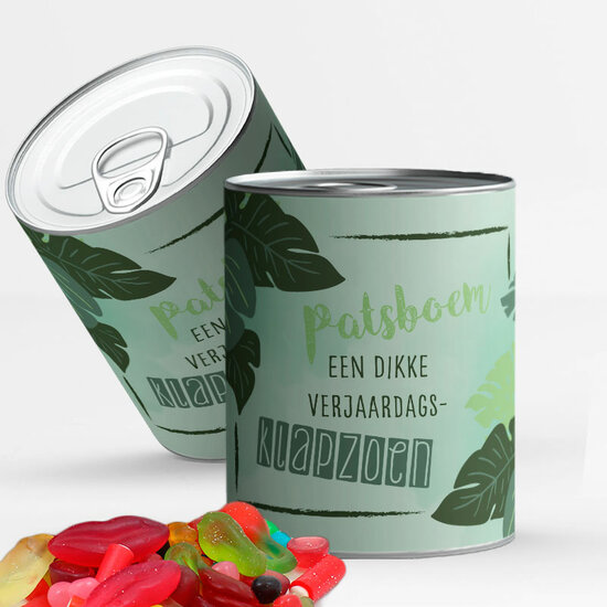    Patsboem, een dikke verjaardagsklapzoen