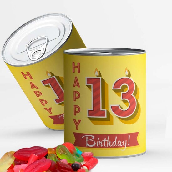 13 jaar-happy-birthday-snoepblik