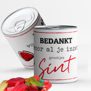 Bedankt voor je inzet, groetjes Sint