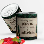 Laten we samen pieken, in sfeer , liefde en calorieën