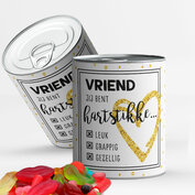 Vriend jij bent hartstikke leuk grappig gezellig