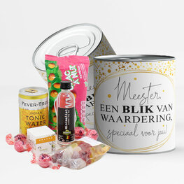 Meester, een blik van waardering speciaal voor jou! - gin