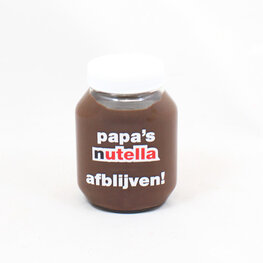 Papa's nutella afblijven!