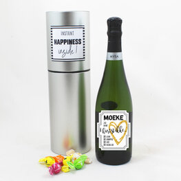 Moeke jij bent hartstikke leuk grappig lief gezellig - 75cl