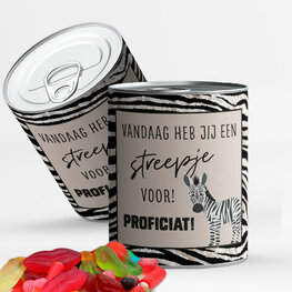 Vandaag heb jij een streepje voor! Proficiat!