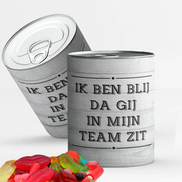 Ik ben blij dat gij in mijn team zit
