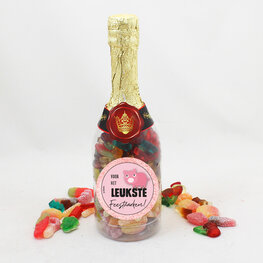 Voor het leukste feestvarken - snoepfles