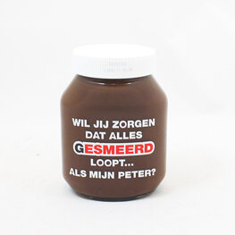 Wil jij zorgen dat alles gesmeerd loopt... als mijn peter?