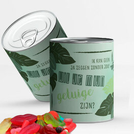 Ik kan geen ja zeggen zonder jou! Wil je mijn getuige zijn?