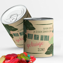 Ik kan geen ja zeggen zonder jou! Wil je mijn getuige zijn?